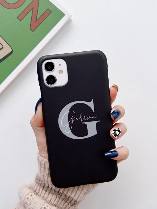 Custom Initial Slim Case Cover