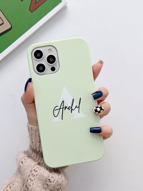 Custom Initial Slim Case Cover