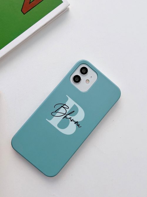 Custom Initial Slim Case Cover