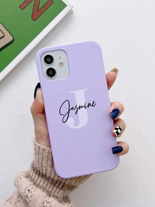 Custom Initial Slim Case Cover