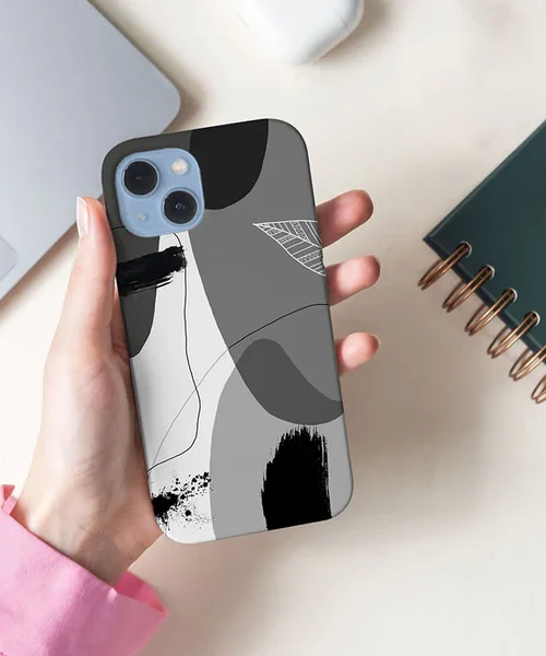 Black Spray Abstract Art Cover