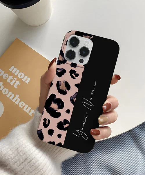Cheetah Half Print Name Cover
