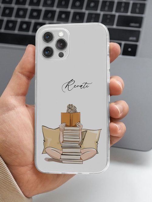 Bookworm Transparent Silicone case