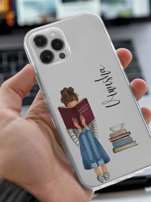 Transparent Silicone case with Book Love