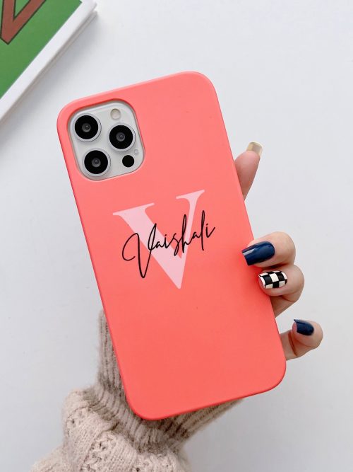 Custom Initial Slim Case Cover