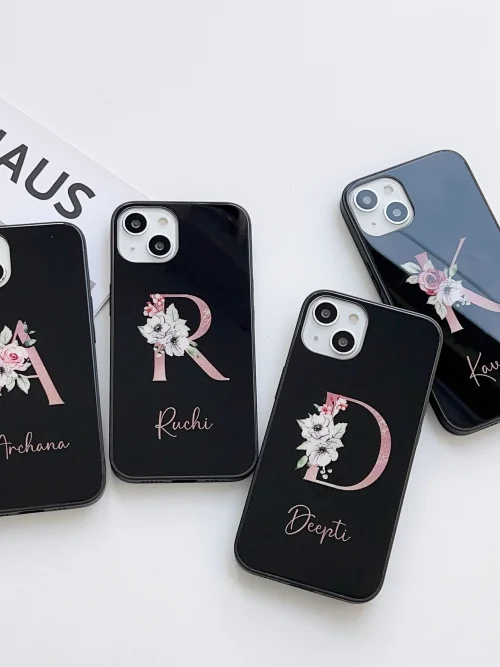 Custom Alphabet Glass Case