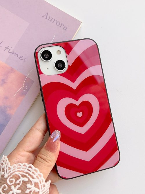 Choco Heart Glass Case
