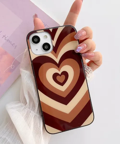 Chocolate Love Retro Customized Glass Case