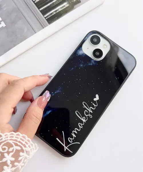 Black Galaxy Premium Glass Case