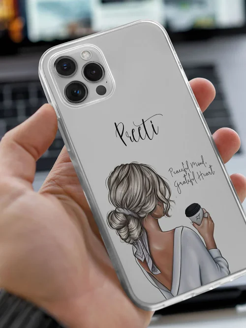 Grateful Girl Transparent Silicone case