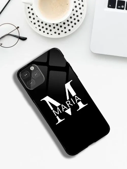 Initial Name Glossy Protective Case