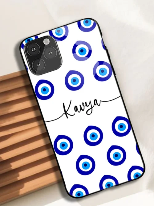 Evil Eye Name Glossy Protective Case