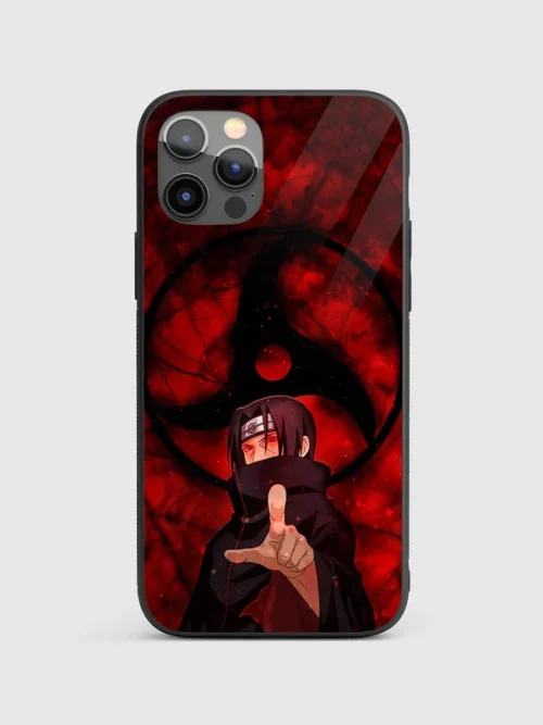 Itachi Sharingan Glass Case