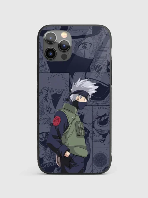 Kakashi Manga Glass Case