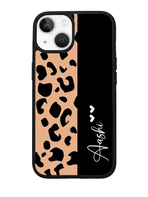 Customized Leopard Glass Case Cover