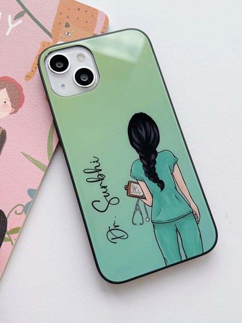 Surgeon Glass Case With Customised Name