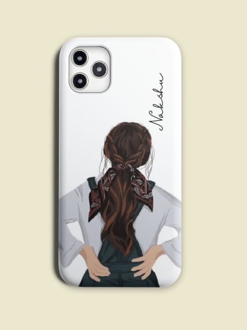 Cute Girl Customised Name Case