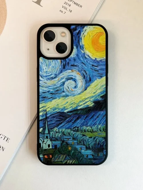 Hologram Designer Glass Case Cover