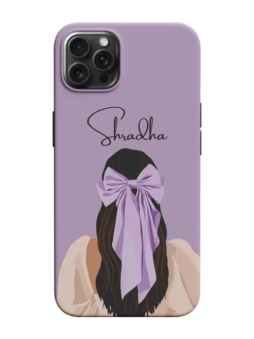 Girl Aesthetic Design Customised Name Case