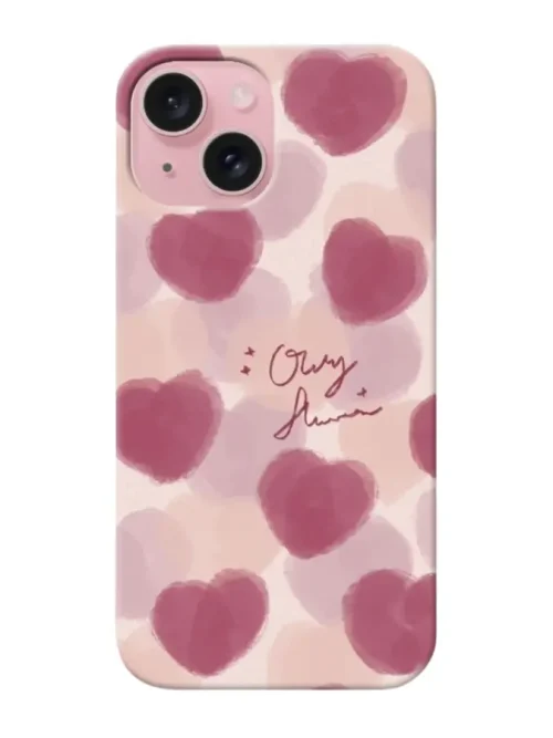 Hearts Pattern Aesthetic Phone Case