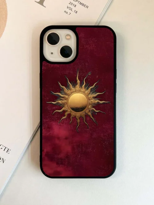 Gold Sun Blush Glass Case