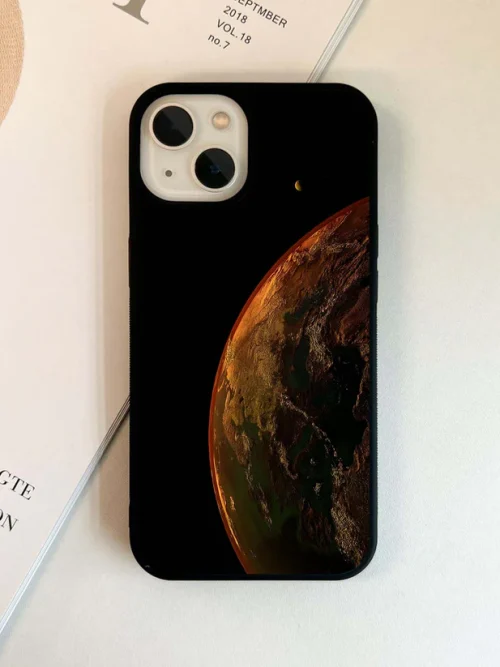 Crimson Planet Horizon Glass Case