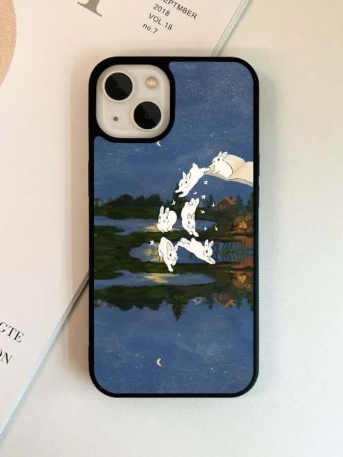 Dreamland Bunny Leap Glass Case