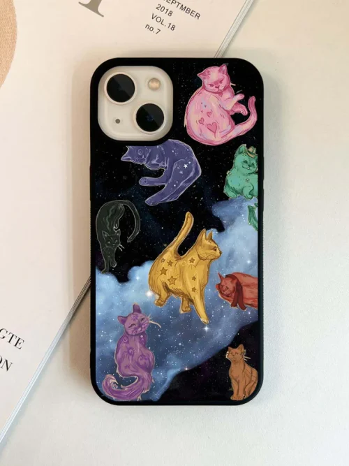 Multiple Cat Dreams Glass Case